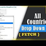 All Countries Drop Down List
