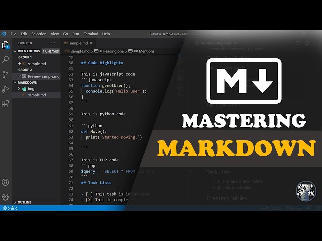 Mastering Markdown - Detailed Crash Course