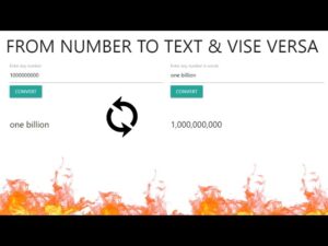 Stringify any number into words, and parse number strings back to a number