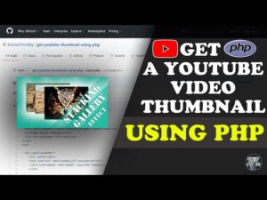 How do I get a YouTube video thumbnail from YouTube using PHP