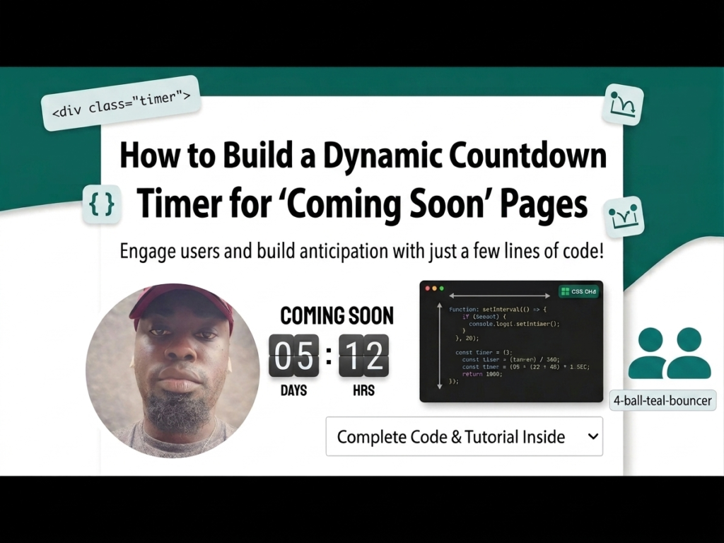 How to Build a Dynamic Countdown Timer for "Coming Soon" Pages