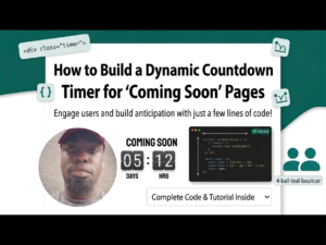 How to Build a Dynamic Countdown Timer for "Coming Soon" Pages