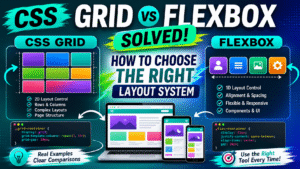 CSS grid vs flexbox solved how to choose the right layout system